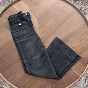 Jcrew black denim trouser